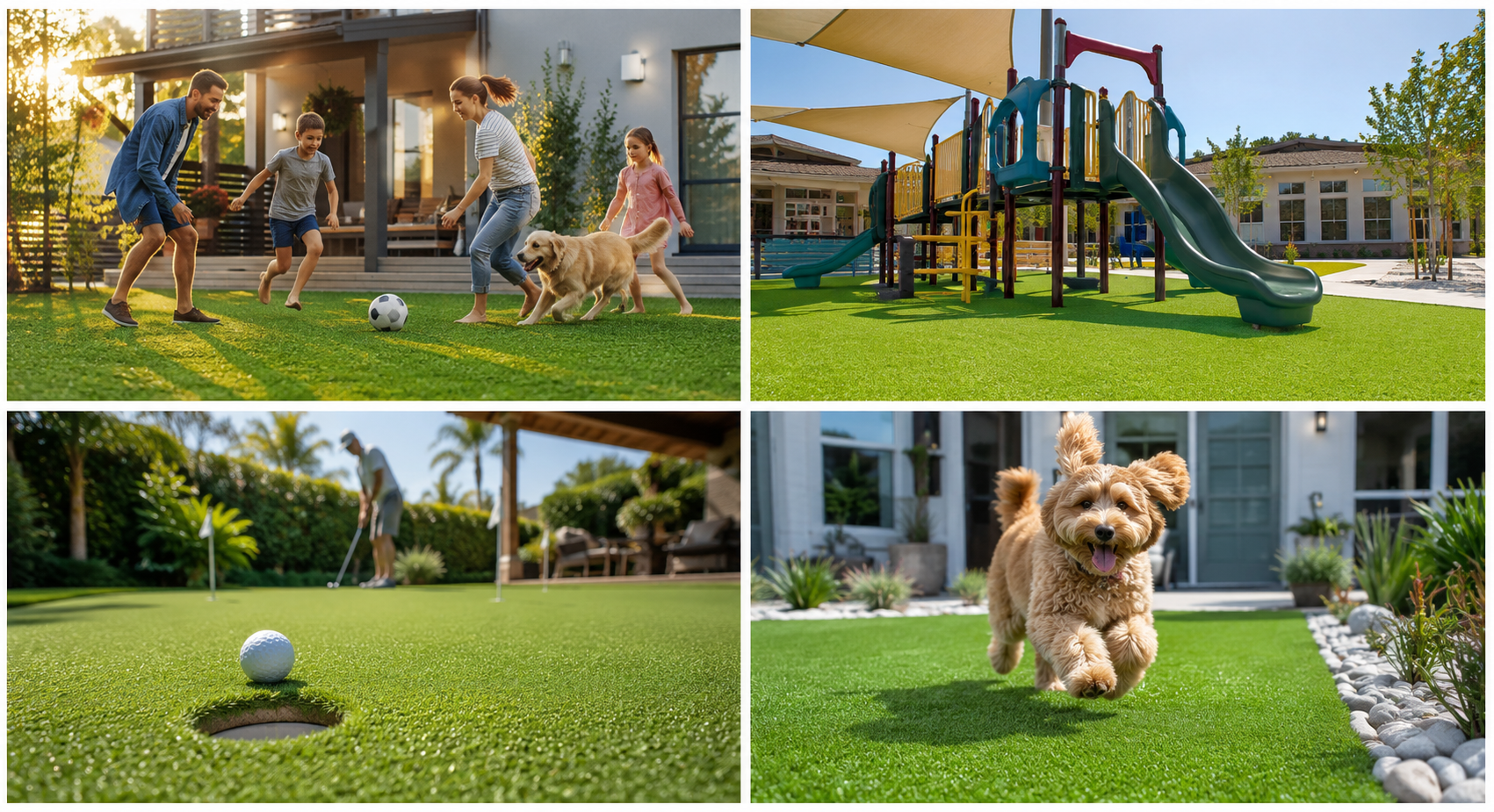 Flexible financing available through Synchrony for artificial turf projects